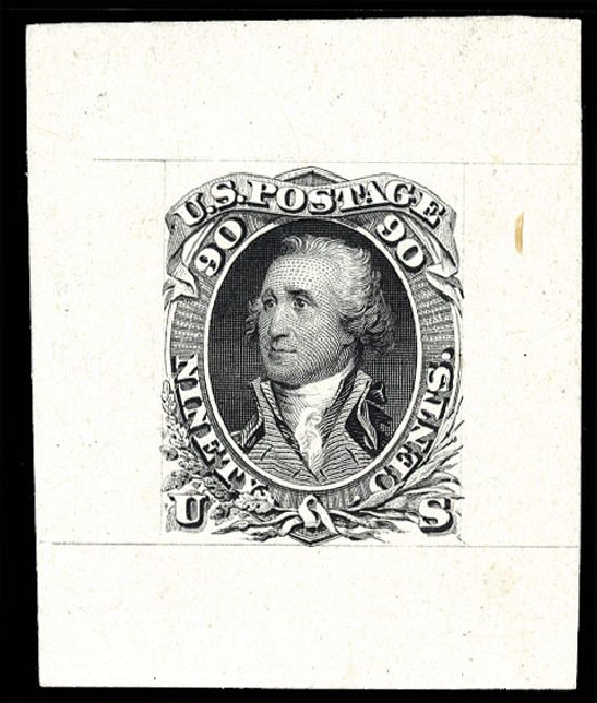 Price of US Stamp Scott Catalogue 72: 1861 90c Washington. Cherrystone Auctions, Mar 2009, Sale 200903, Lot 74