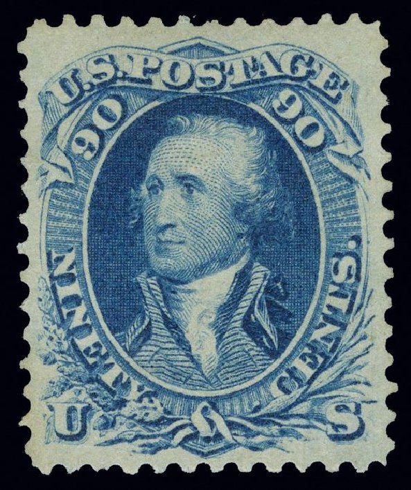 Prices of US Stamps Scott Catalogue #72 - 1861 90c Washington. H.R. Harmer, May 2014, Sale 3005, Lot 1094