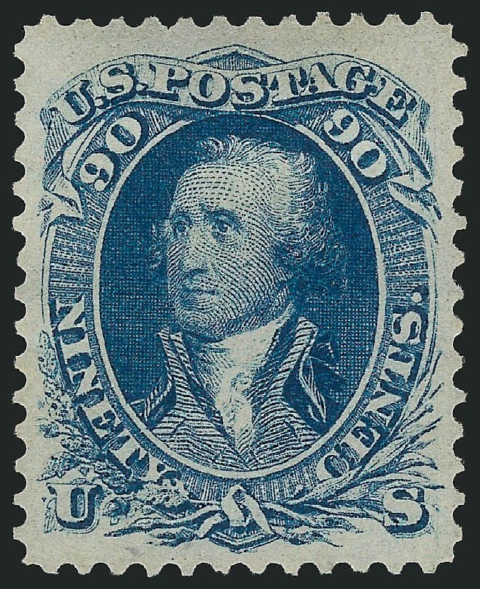 Prices of US Stamps Scott Cat. # 72 - 1861 90c Washington. Robert Siegel Auction Galleries, Apr 2014, Sale 1068, Lot 104