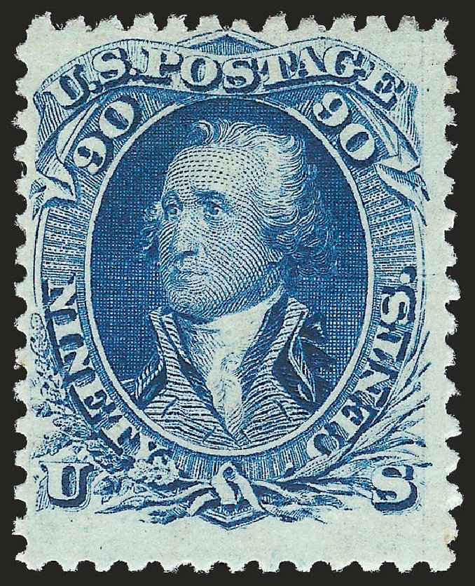 Price of US Stamp Scott Cat. #72: 90c 1861 Washington. Robert Siegel Auction Galleries, Apr 2009, Sale 972, Lot 3074