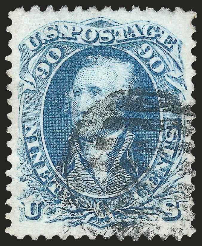 US Stamp Values Scott Cat. 72: 1861 90c Washington. Robert Siegel Auction Galleries, Jun 2009, Sale 975, Lot 1274