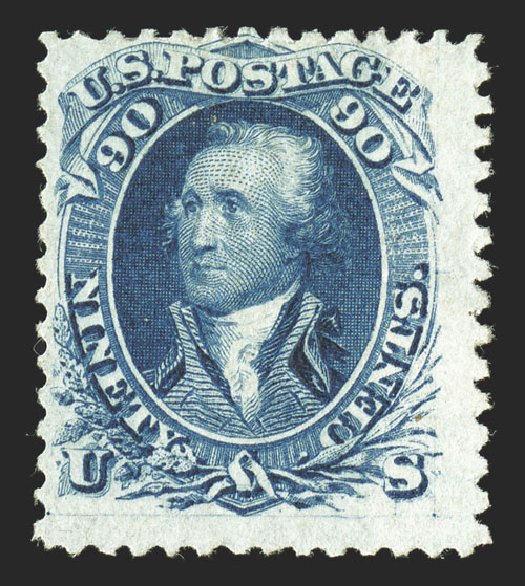 US Stamps Price Scott Cat. # 72: 1861 90c Washington. Spink Shreves Galleries, Nov 2012, Sale 141, Lot 54