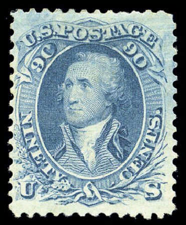 US Stamp Price Scott #72 - 90c 1861 Washington. Matthew Bennett International, Sep 2010, Sale 331, Lot 415