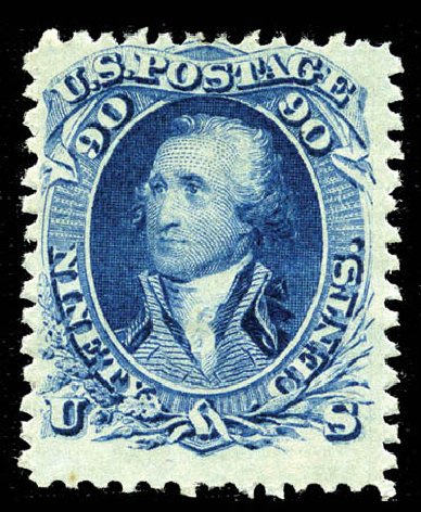 US Stamp Price Scott Catalogue # 72 - 1861 90c Washington. Matthew Bennett International, Feb 2012, Sale 340, Lot 175