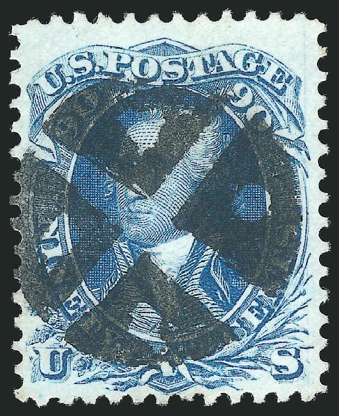 US Stamps Values Scott Cat. #72 - 1861 90c Washington. Robert Siegel Auction Galleries, Sep 2014, Sale 1078, Lot 175