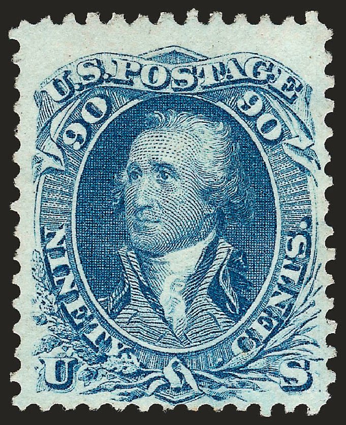 Values of US Stamps Scott Catalog 72 - 90c 1861 Washington. Robert Siegel Auction Galleries, Sep 2008, Sale 962, Lot 2335