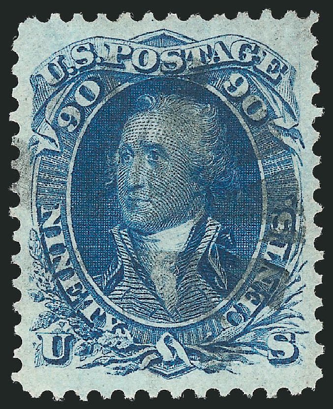 US Stamps Value Scott Catalogue 72 - 90c 1861 Washington. Robert Siegel Auction Galleries, Oct 2012, Sale 1032, Lot 3132