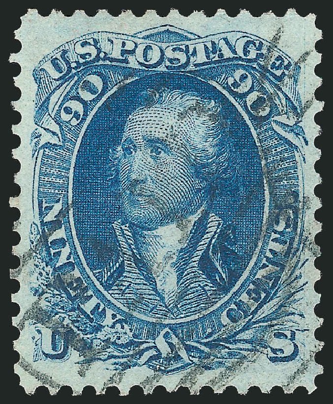 Values of US Stamps Scott # 72 - 90c 1861 Washington. Robert Siegel Auction Galleries, Nov 2012, Sale 1034, Lot 82