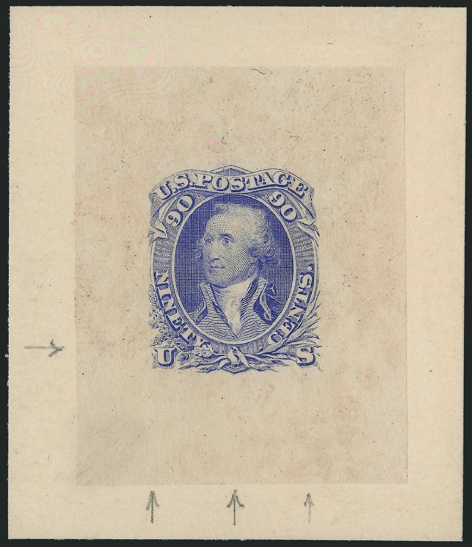 Value of US Stamp Scott Cat. #72: 90c 1861 Washington. Robert Siegel Auction Galleries, May 2013, Sale 1044, Lot 32