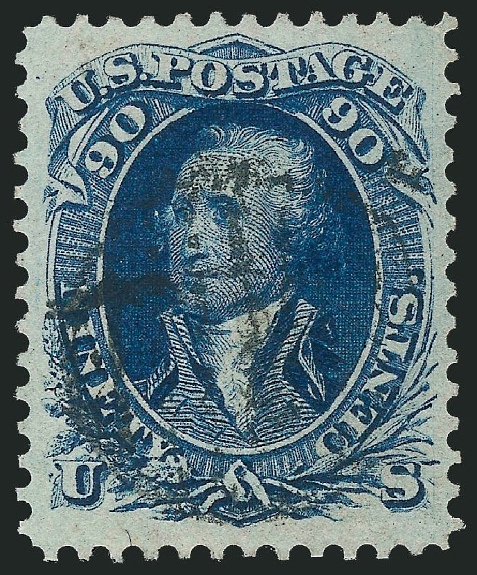 Values of US Stamp Scott Cat. # 72: 90c 1861 Washington. Robert Siegel Auction Galleries, Jul 2013, Sale 1050, Lot 202