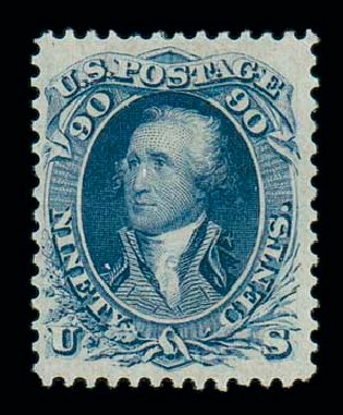 Price of US Stamp Scott Catalogue #72: 90c 1861 Washington. Matthew Bennett International, Oct 2007, Sale 320, Lot 403