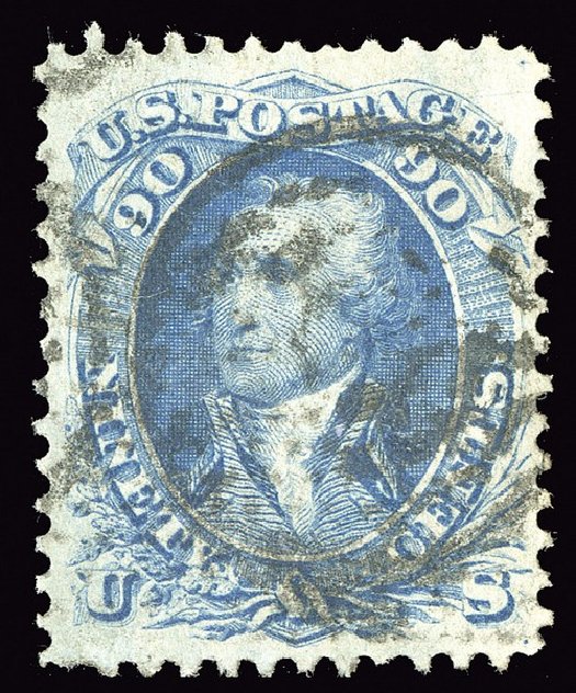 US Stamps Prices Scott Catalog #72: 90c 1861 Washington. Spink Shreves Galleries, May 2014, Sale 148, Lot 93