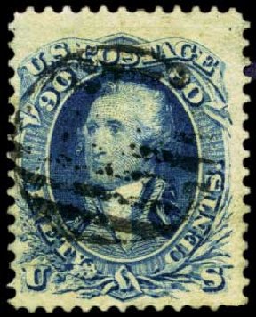 Price of US Stamps Scott # 72 - 90c 1861 Washington. Harmer-Schau Auction Galleries, Feb 2012, Sale 92, Lot 876