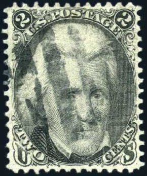 US Stamp Value Scott Cat. 73: 1861 2c Jackson. Harmer-Schau Auction Galleries, Mar 2011, Sale 89, Lot 127