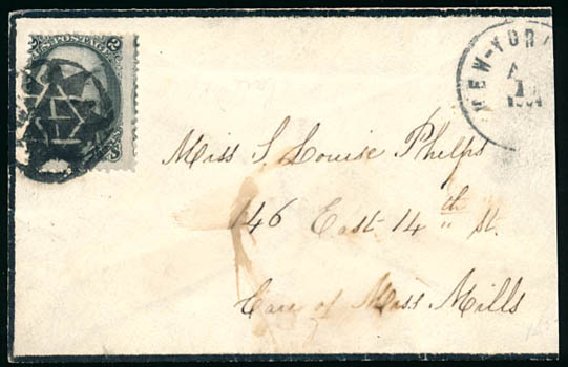 US Stamp Values Scott Catalogue #73 - 1861 2c Jackson. Schuyler J. Rumsey Philatelic Auctions, Apr 2015, Sale 60, Lot 1877
