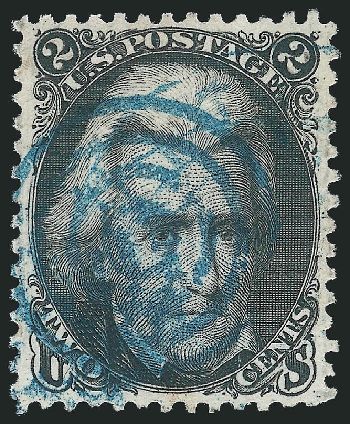 Cost of US Stamp Scott #73: 2c 1861 Jackson. Robert Siegel Auction Galleries, Sep 2009, Sale 976, Lot 1357