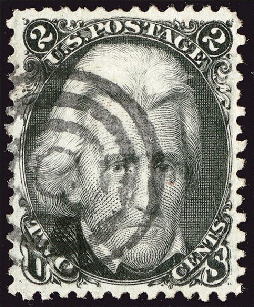 Values of US Stamp Scott # 73 - 1861 2c Jackson. Spink Shreves Galleries, Jan 2014, Sale 146, Lot 217