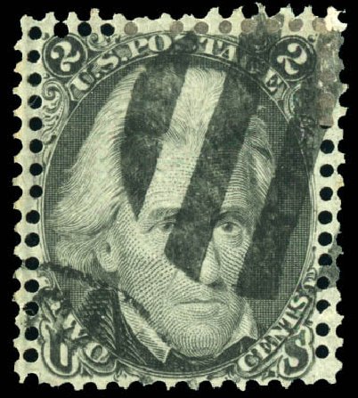Price of US Stamp Scott 73: 1861 2c Jackson. Matthew Bennett International, Dec 2008, Sale 330, Lot 1508