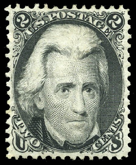 US Stamp Price Scott Cat. #73: 1861 2c Jackson. Matthew Bennett International, May 2014, Sale 350, Lot 128