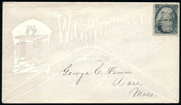 US Stamp Price Scott Cat. #73: 2c 1861 Jackson. Schuyler J. Rumsey Philatelic Auctions, Apr 2015, Sale 60, Lot 1838