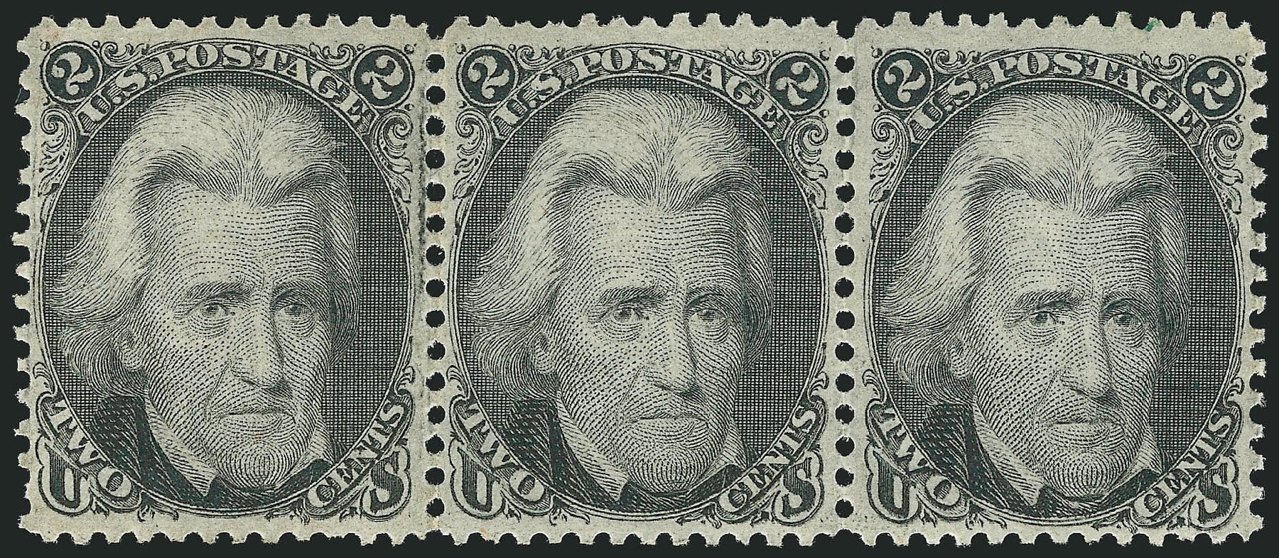 Cost of US Stamps Scott 73: 2c 1861 Jackson. Robert Siegel Auction Galleries, Sep 2014, Sale 1078, Lot 178