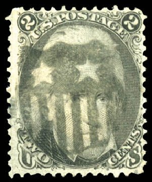 US Stamps Price Scott # 73: 2c 1861 Jackson. Matthew Bennett International, Dec 2008, Sale 330, Lot 1509