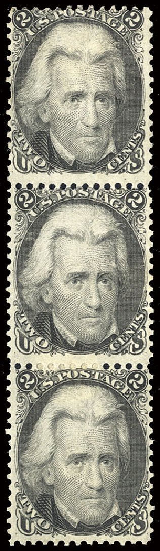 Value of US Stamp Scott 73: 2c 1861 Jackson. Cherrystone Auctions, Nov 2010, Sale 201011, Lot 79