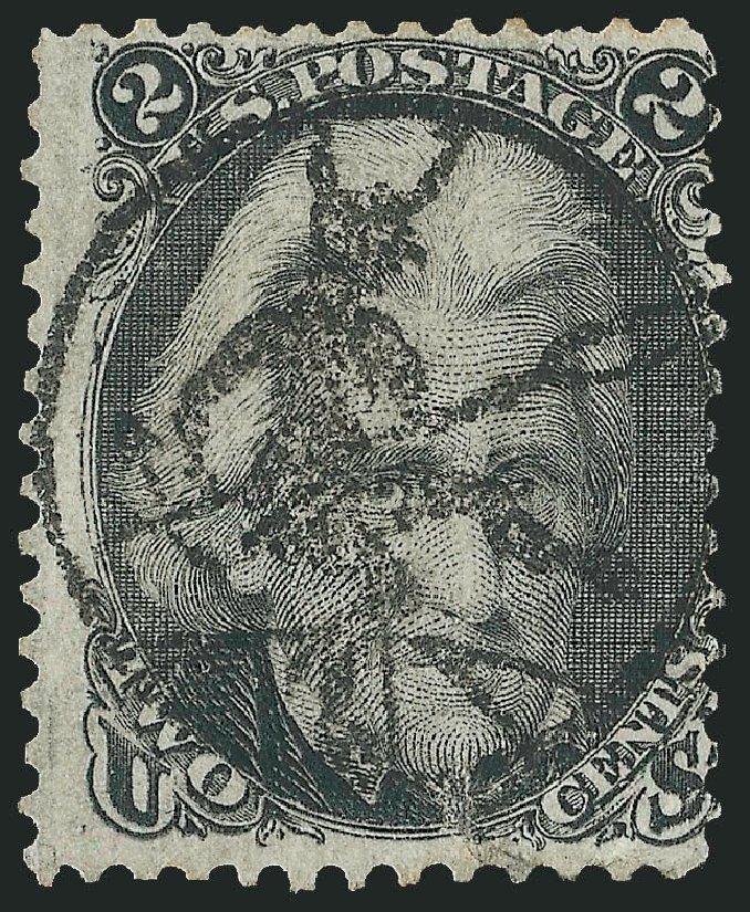 US Stamp Values Scott Cat. # 73: 2c 1861 Jackson. Robert Siegel Auction Galleries, Sep 2009, Sale 976, Lot 1359