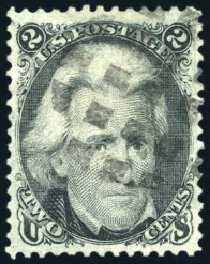 US Stamps Price Scott Catalog # 73 - 2c 1861 Jackson. Harmer-Schau Auction Galleries, Aug 2011, Sale 90, Lot 1200