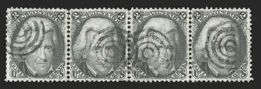 Price of US Stamps Scott Cat. #73 - 1861 2c Jackson. Spink Shreves Galleries, Jul 2012, Sale 140, Lot 120