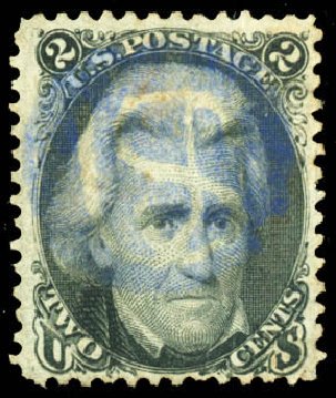 Value of US Stamp Scott Cat. #73 - 1861 2c Jackson. Matthew Bennett International, Dec 2008, Sale 330, Lot 1511