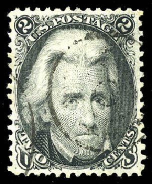 Cost of US Stamps Scott Catalogue #73 - 2c 1861 Jackson. Matthew Bennett International, Feb 2015, Sale 351, Lot 71