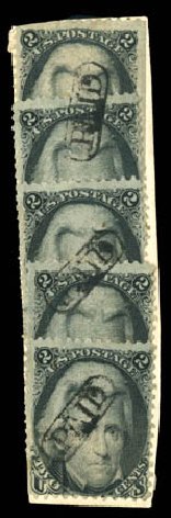 US Stamps Prices Scott Catalog 73 - 1861 2c Jackson. Matthew Bennett International, Dec 2008, Sale 330, Lot 1514