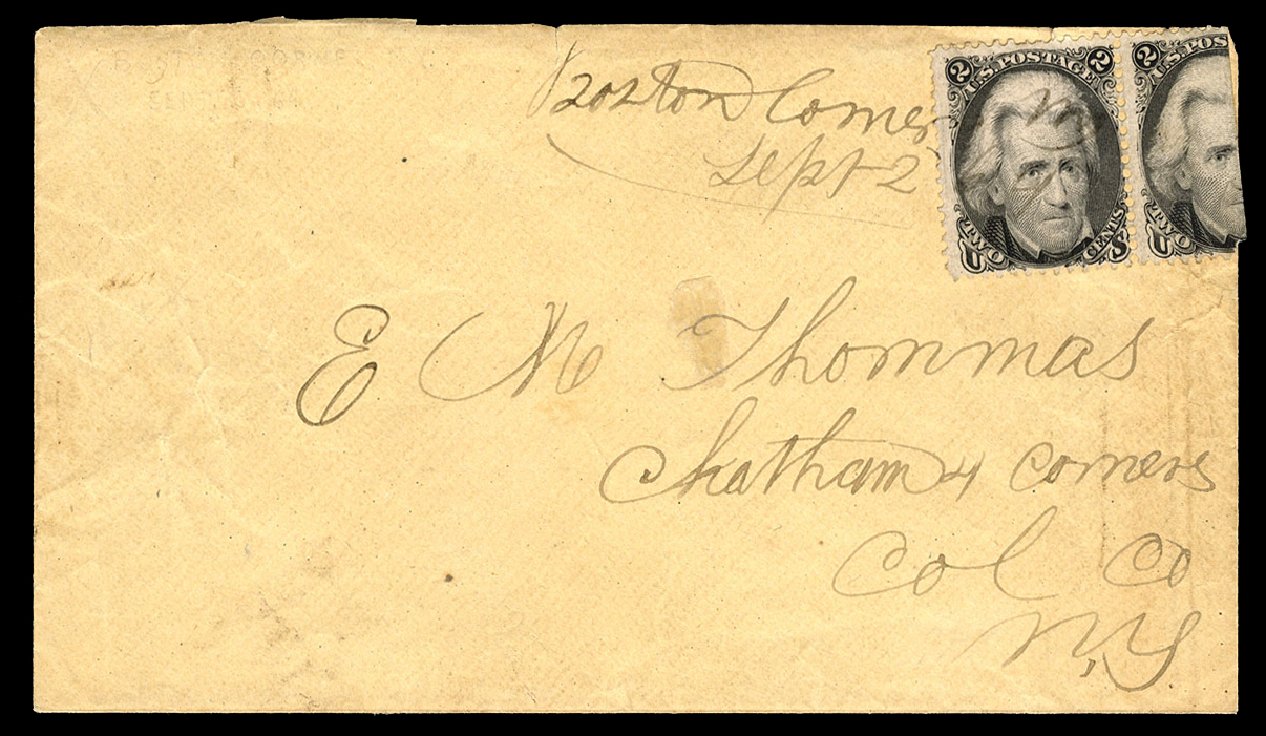 US Stamp Values Scott Catalog 73: 2c 1861 Jackson. Cherrystone Auctions, Jan 2010, Sale 201001, Lot 64