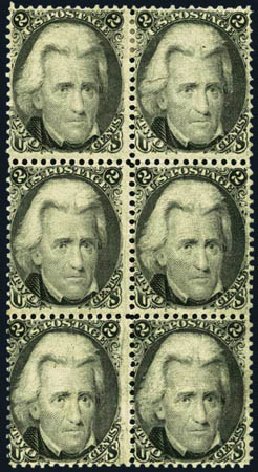 Cost of US Stamp Scott Catalogue #73: 1861 2c Jackson. Harmer-Schau Auction Galleries, Aug 2012, Sale 94, Lot 1104