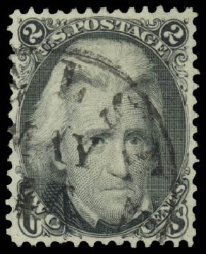 Cost of US Stamps Scott # 73: 2c 1861 Jackson. Daniel Kelleher Auctions, May 2014, Sale 652, Lot 174