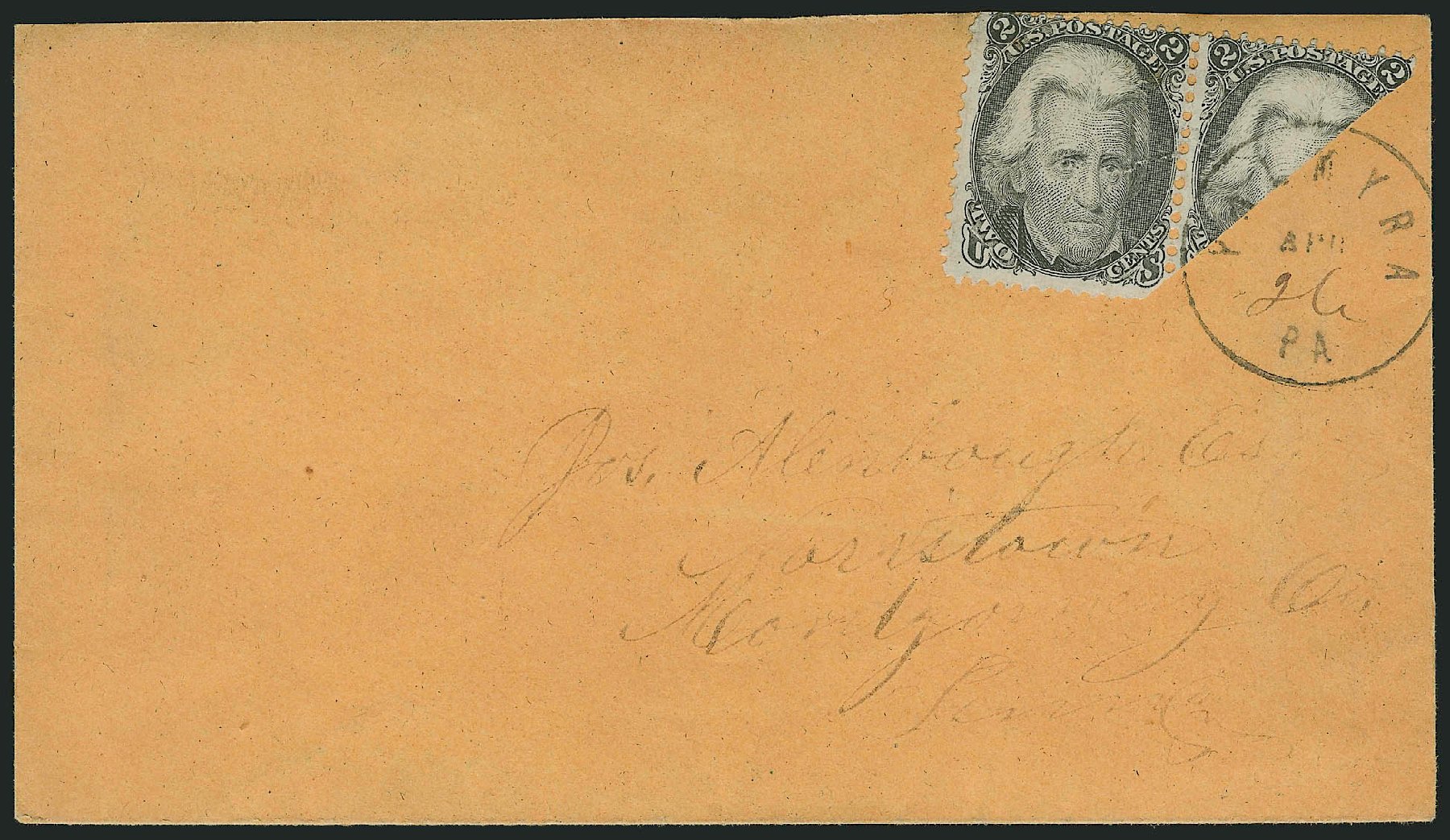 Prices of US Stamp Scott 73: 1861 2c Jackson. Robert Siegel Auction Galleries, Nov 2014, Sale 1084, Lot 3224