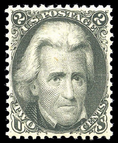 US Stamp Price Scott Catalog #73: 1861 2c Jackson. Matthew Bennett International, Sep 2010, Sale 333, Lot 3435