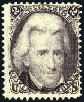 US Stamp Values Scott #73 - 2c 1861 Jackson. Harmer-Schau Auction Galleries, Jun 2008, Sale 78, Lot 1315