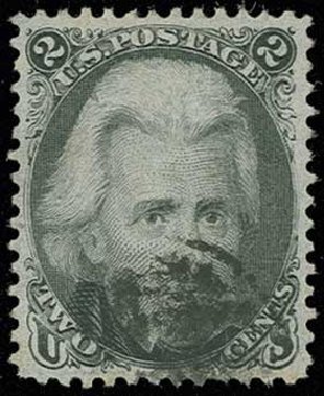 US Stamp Prices Scott Catalogue #73 - 1861 2c Jackson. H.R. Harmer, Jun 2013, Sale 3003, Lot 1075