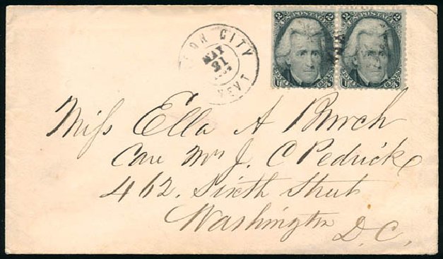 Cost of US Stamp Scott Catalogue 73: 1861 2c Jackson. Schuyler J. Rumsey Philatelic Auctions, Apr 2015, Sale 60, Lot 1845