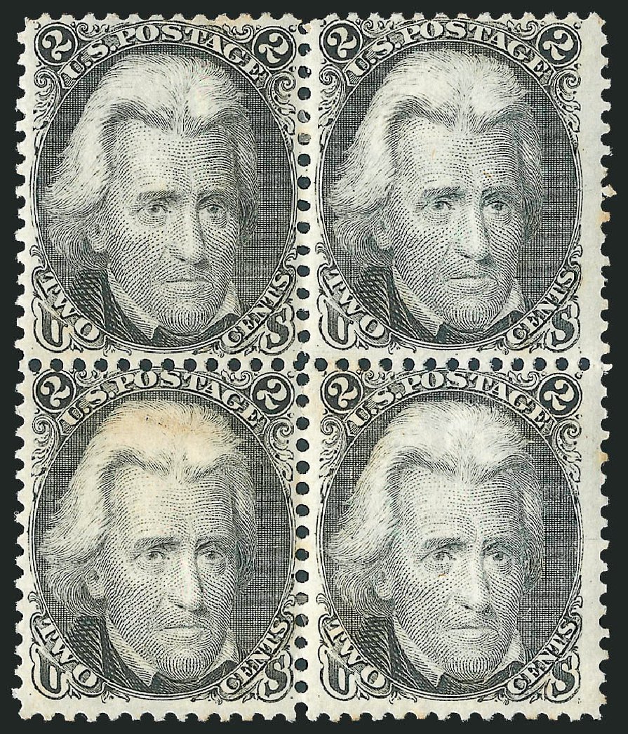 US Stamp Prices Scott # 73: 1861 2c Jackson. Robert Siegel Auction Galleries, Mar 2012, Sale 1021, Lot 225