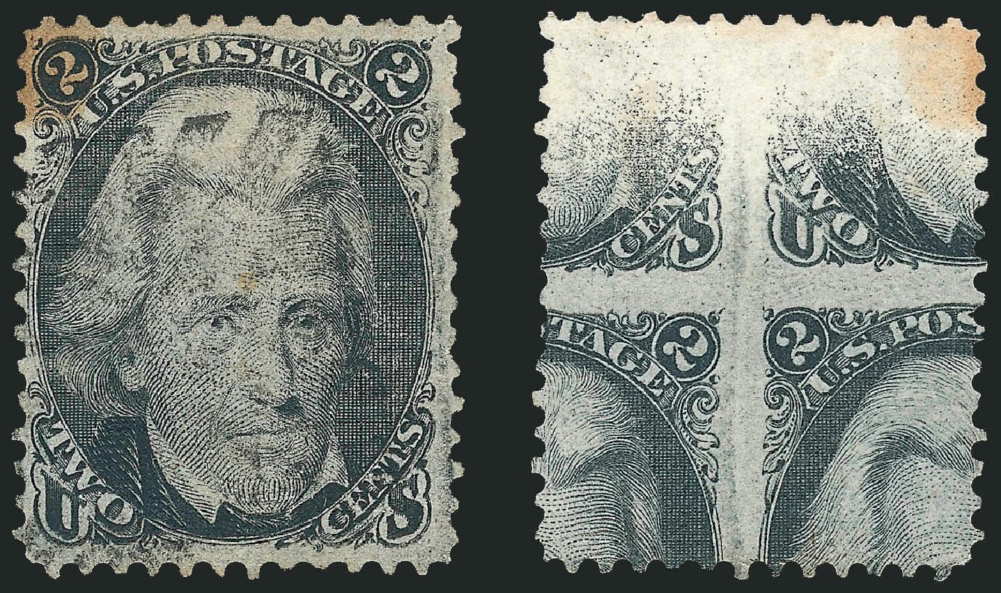 US Stamp Value Scott Catalogue # 73: 2c 1861 Jackson. Robert Siegel Auction Galleries, Jun 2012, Sale 1024, Lot 125