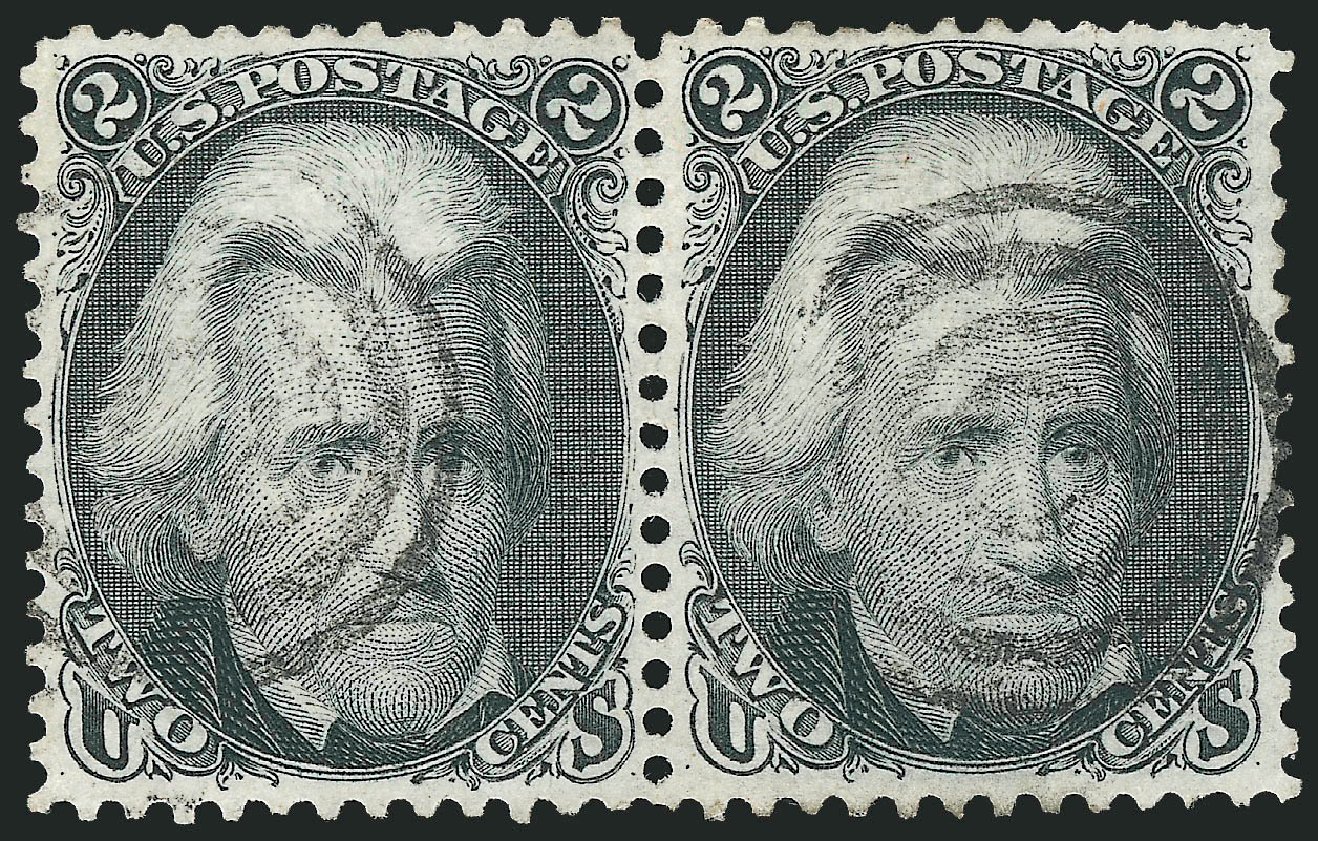 Cost of US Stamps Scott Cat. 73: 2c 1861 Jackson. Robert Siegel Auction Galleries, Oct 2008, Sale 963, Lot 535