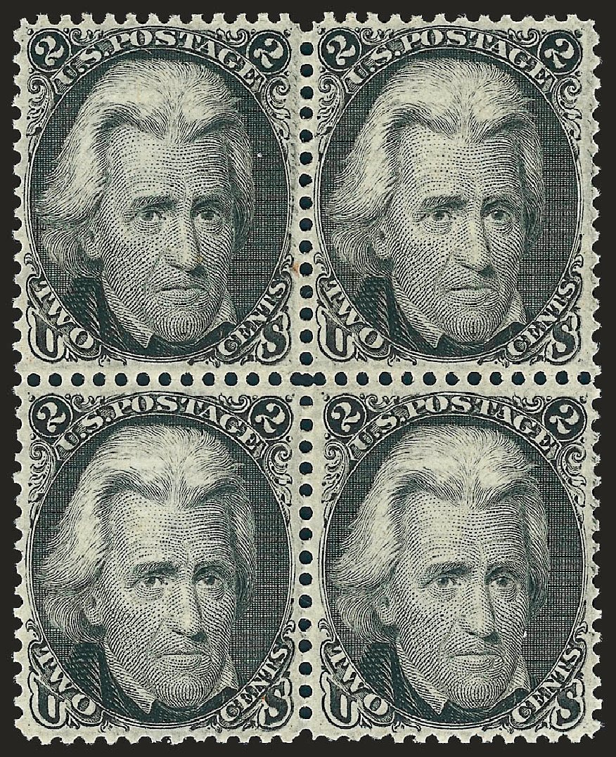 US Stamps Price Scott # 73 - 1861 2c Jackson. Robert Siegel Auction Galleries, Jan 2009, Sale 968, Lot 95