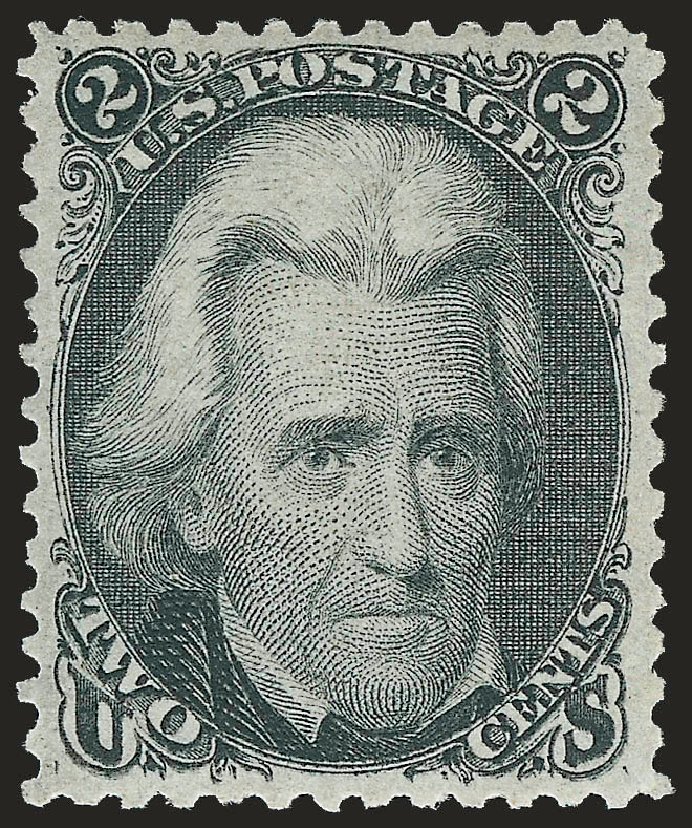 Values of US Stamps Scott Cat. #73 - 2c 1861 Jackson. Robert Siegel Auction Galleries, Apr 2009, Sale 972, Lot 3075