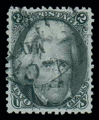 Cost of US Stamp Scott # 73: 1861 2c Jackson. Matthew Bennett International, Dec 2007, Sale 323, Lot 212