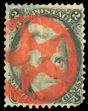Price of US Stamps Scott Catalog #73: 2c 1861 Jackson. Matthew Bennett International, Dec 2008, Sale 330, Lot 1512