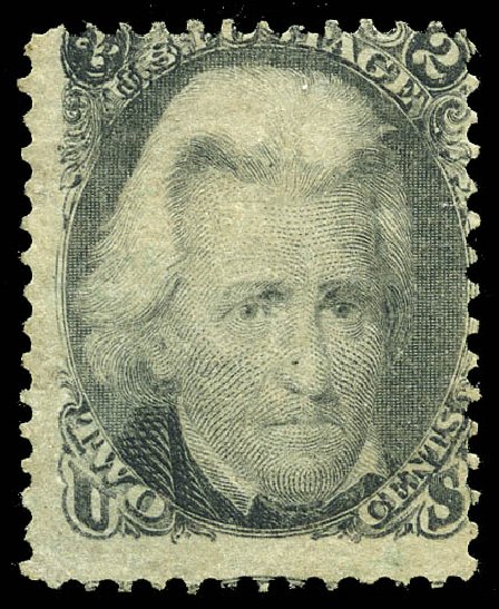 US Stamps Prices Scott Cat. 73 - 1861 2c Jackson. Matthew Bennett International, Feb 2015, Sale 351, Lot 72