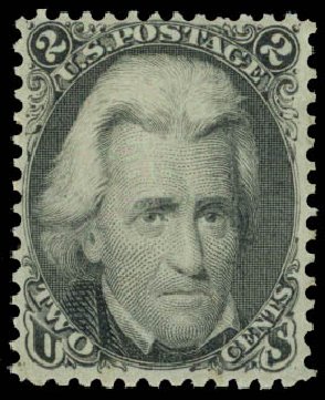 US Stamp Value Scott Cat. # 73: 1861 2c Jackson. Daniel Kelleher Auctions, Jan 2015, Sale 663, Lot 1302